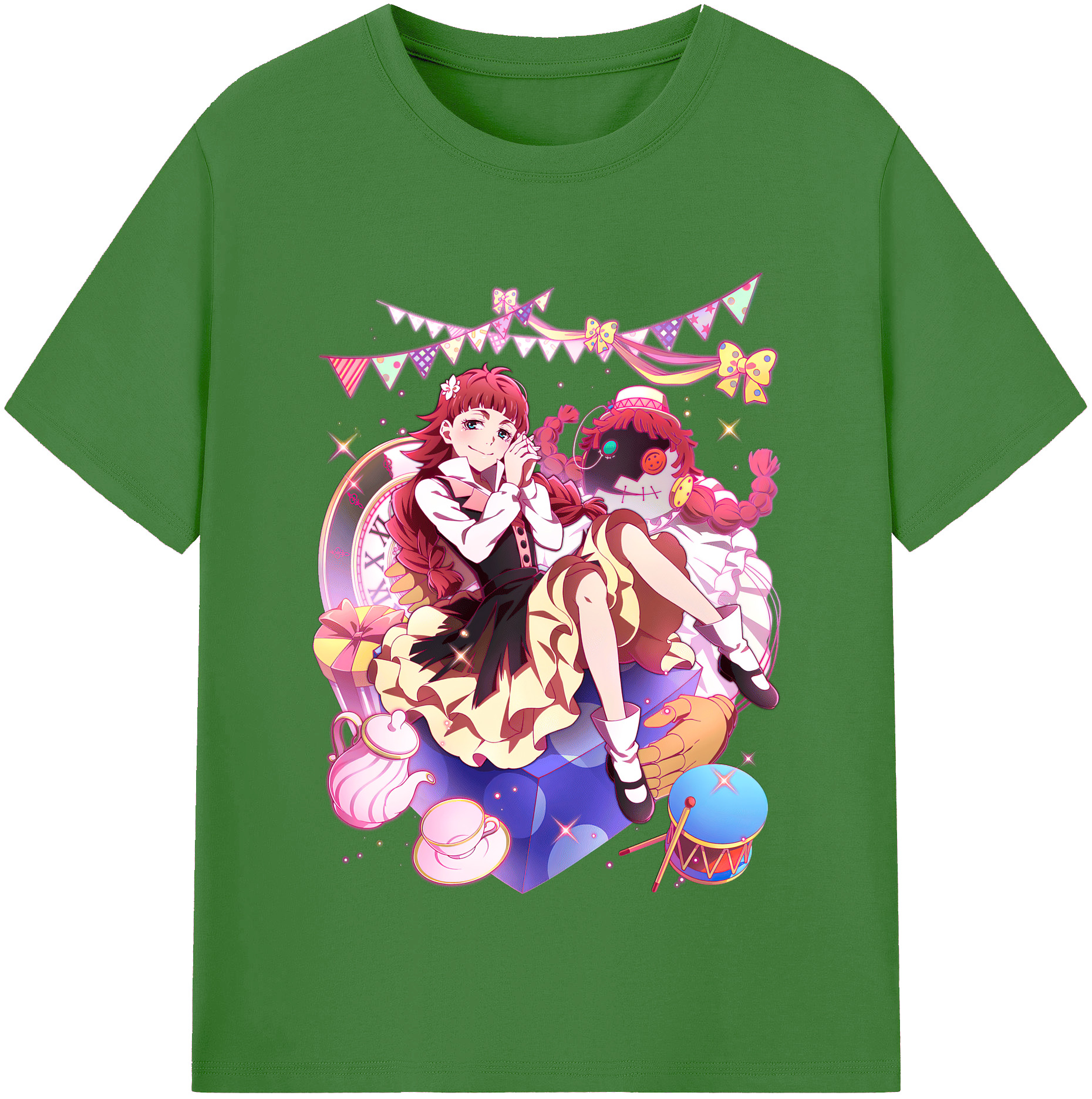 （画像用） 文豪ストレイドッグス Bungo Stray Dogs レディースカジュアルプリントTシャツ（綿100％）
